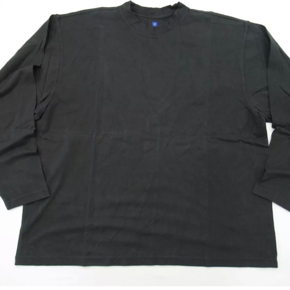 Yeezy Gap Long Sleeve T Shirt Mens Size XL Unreleased Season Black New In Bag
